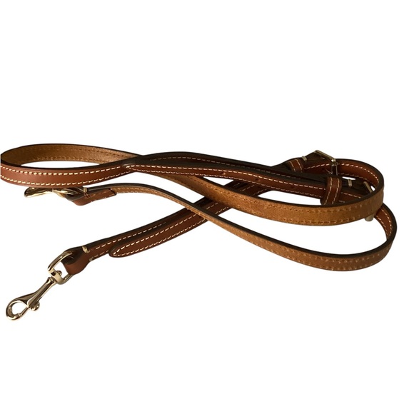 Dooney & Bourke VTG Black Florentine Vachetta Pebble Grain Leather Zip Tote Satc - Picture 5 of 6